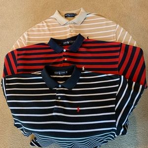 3 Men’s Ralph Lauren shirt sleeves shirts. XXL